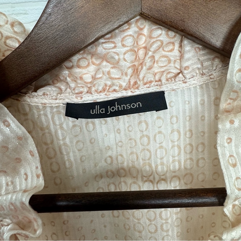 Ulla Johnson light pink silk blouse flawed - Picture 7 of 11